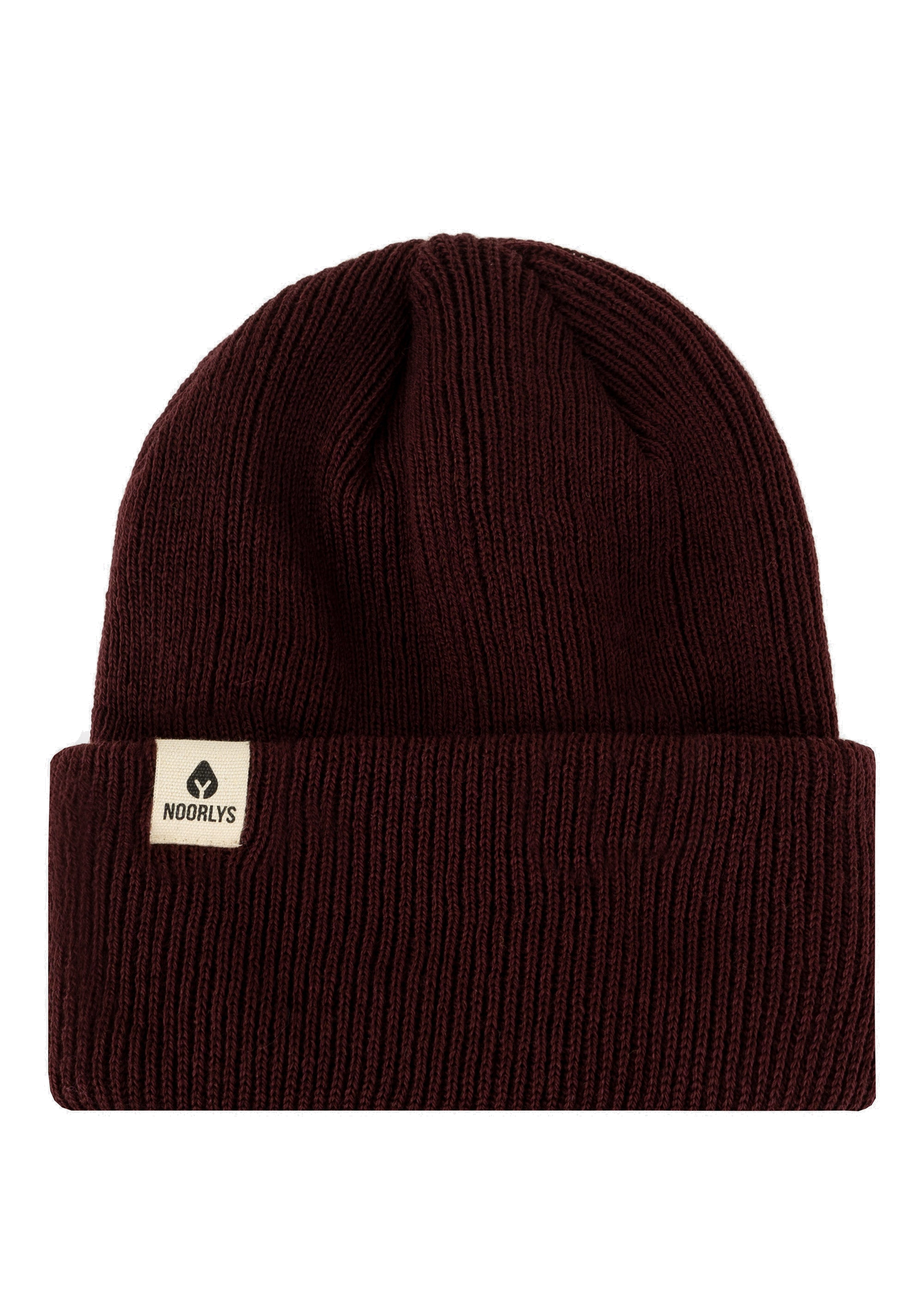 Merino wool cap TOMKE Bordeaux