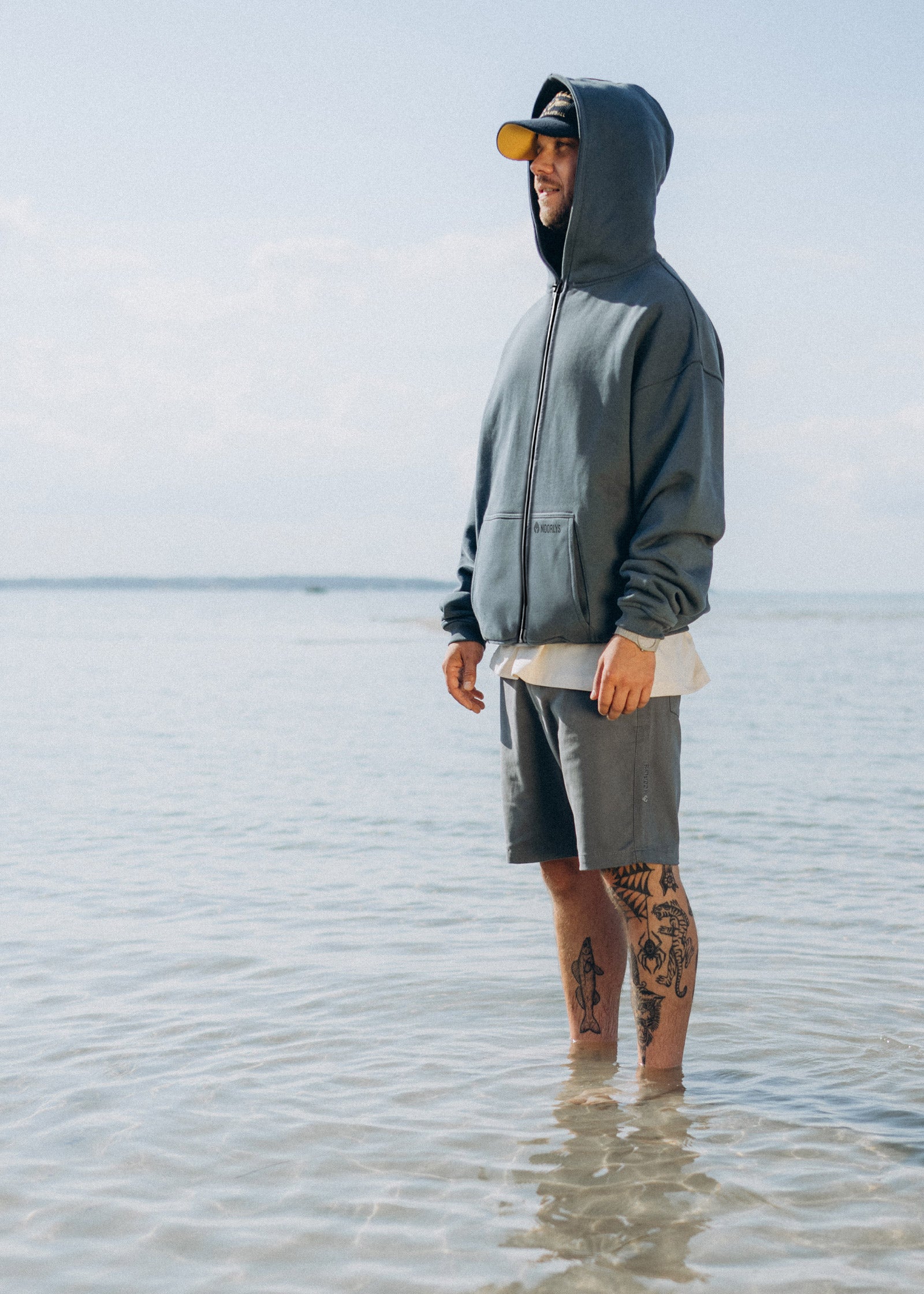 Heavy-Sweatjacke PUNDIG DarkSlate