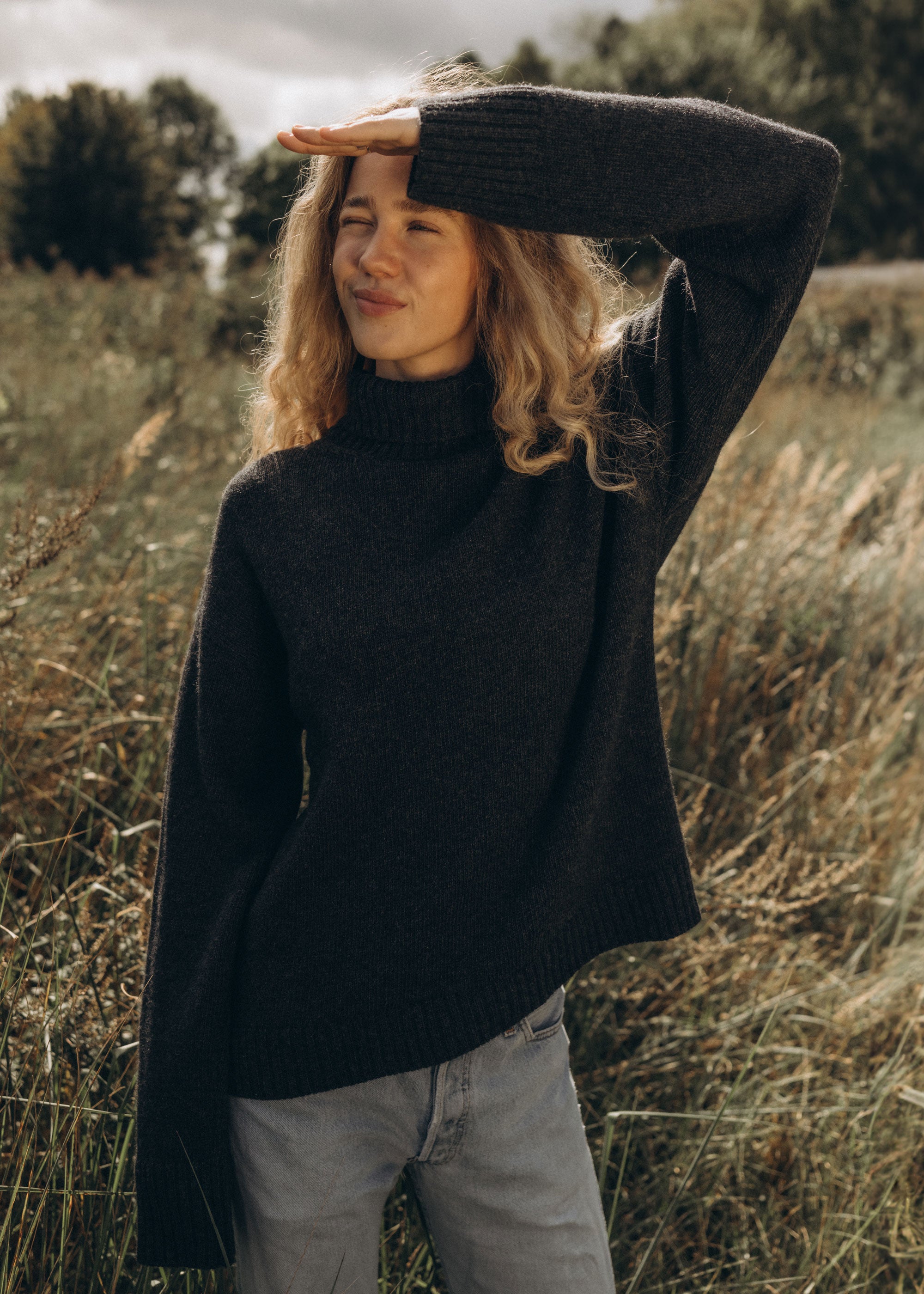 Strickpullover LÜÜTJE Anthracite