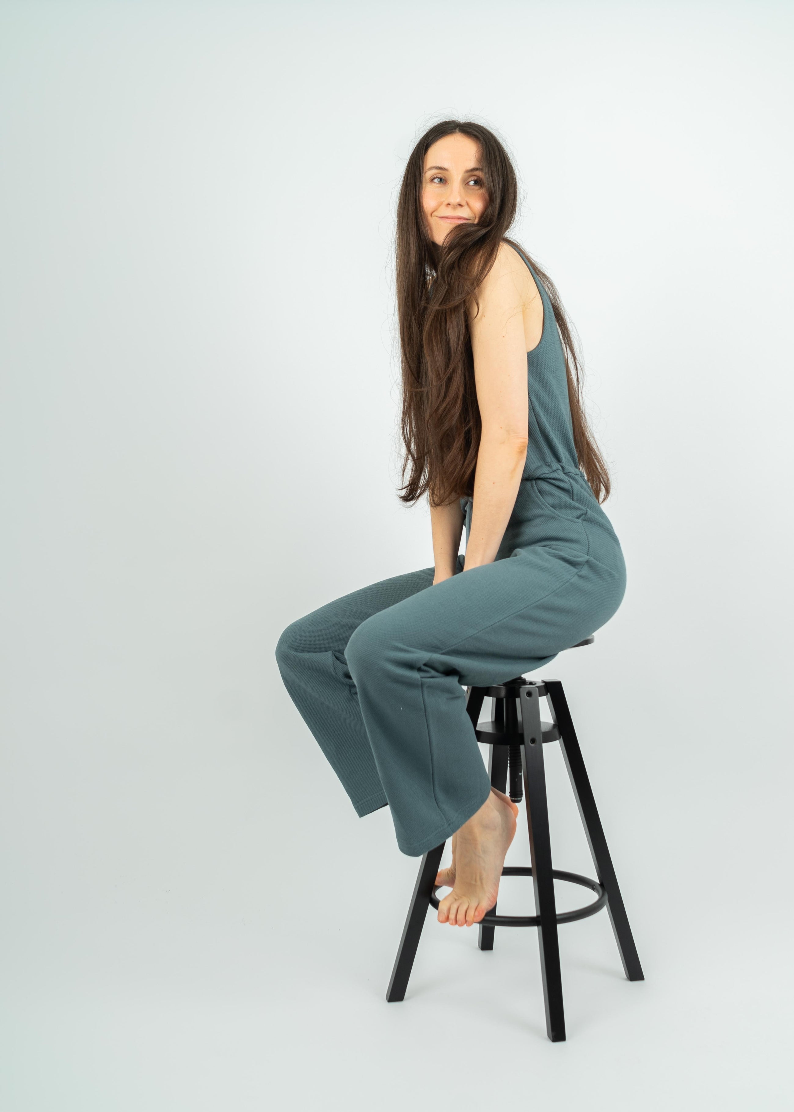 Unser Model Silke ist <strong>182 cm</strong> groß und trägt <strong>Größe M</strong>.#