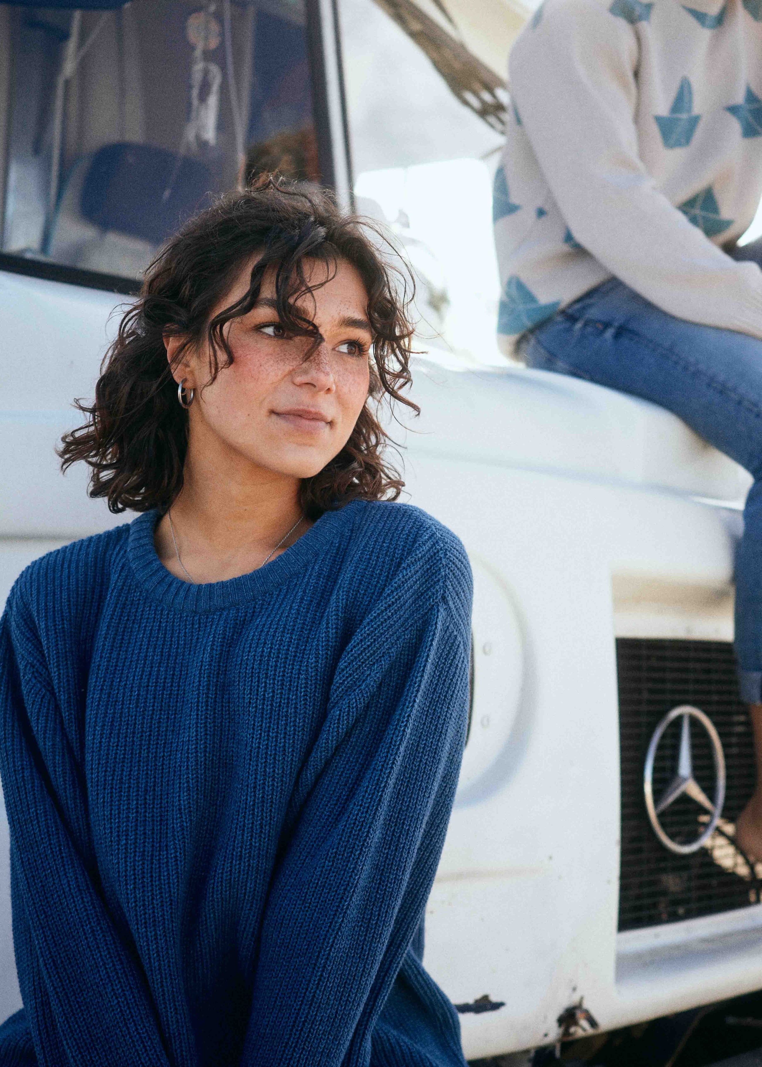 Knit sweater SLICHT DenimBlue