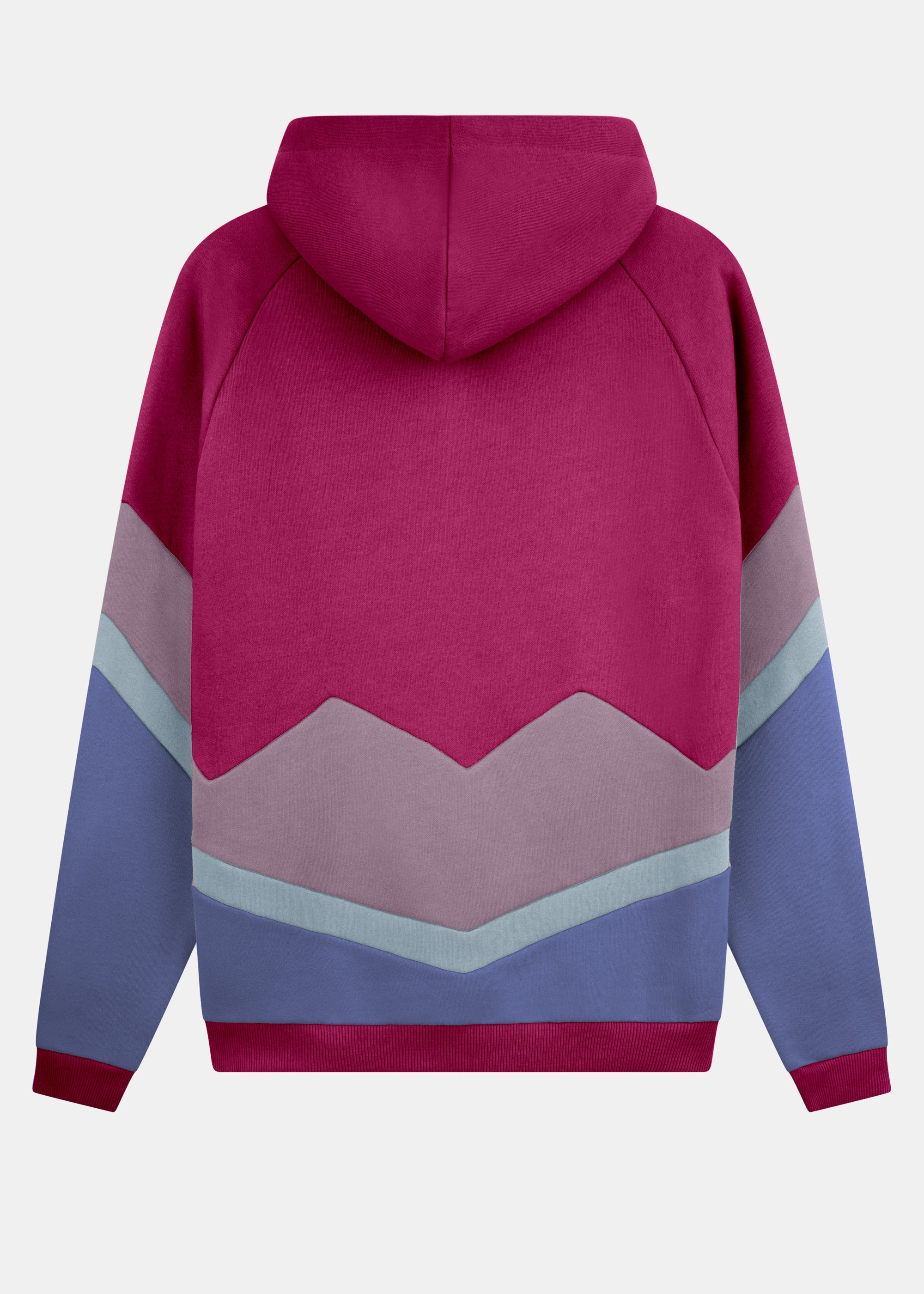 Hoodie BEEVERN Beaujolais/Mauve/IllusionBlue/SkipperBlue