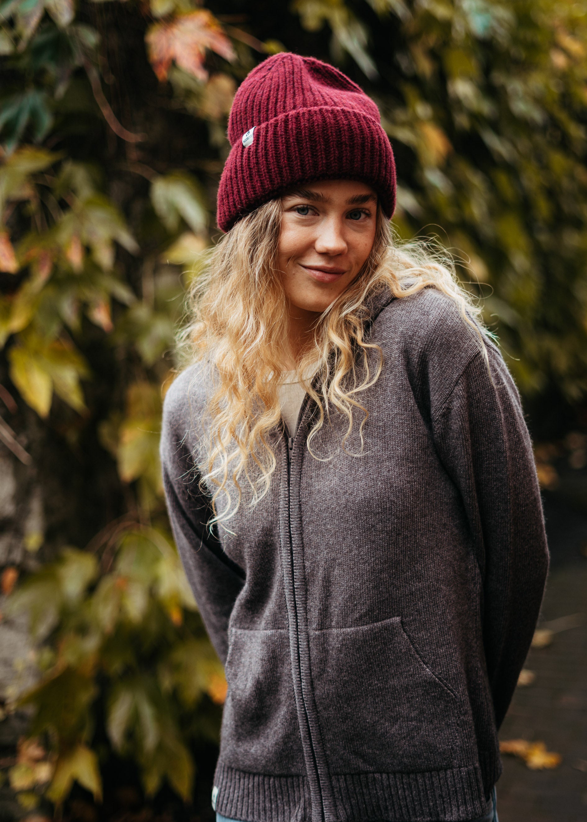 Kaschmirmütze ALMA Bordeaux