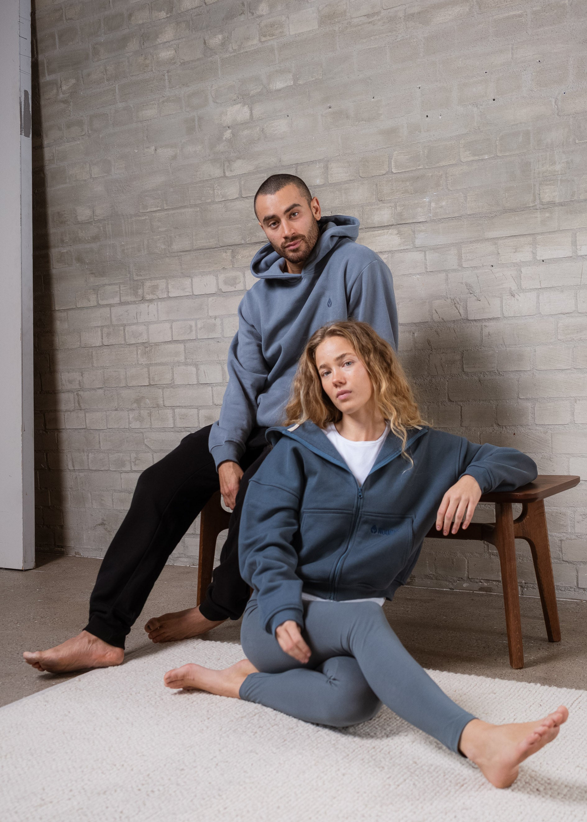 Heavy-Sweatjacke PUNDIG DarkSlate