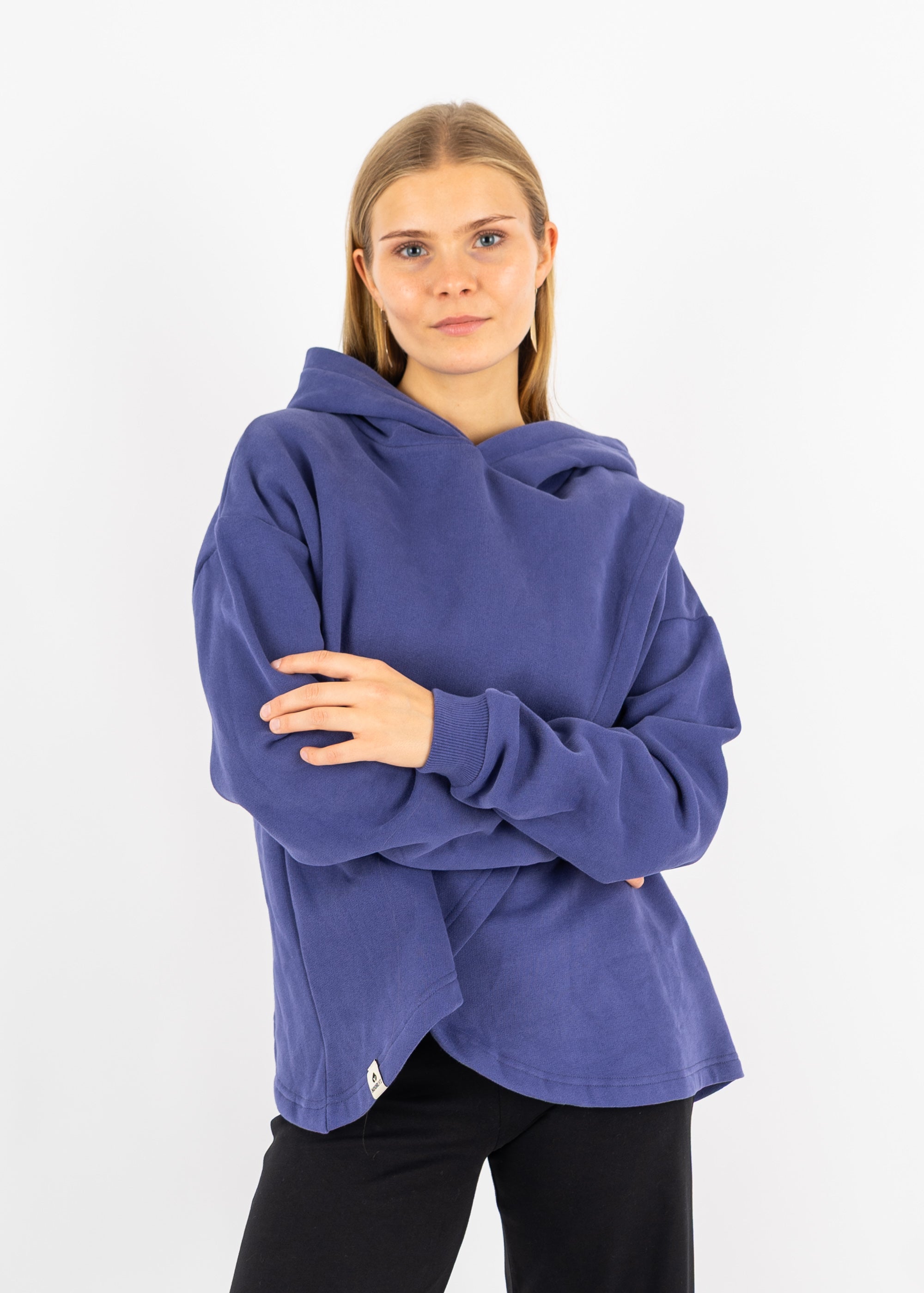 Unser Model Maike ist <strong>176 cm</strong> groß und trägt <strong>Größe S</strong>.#