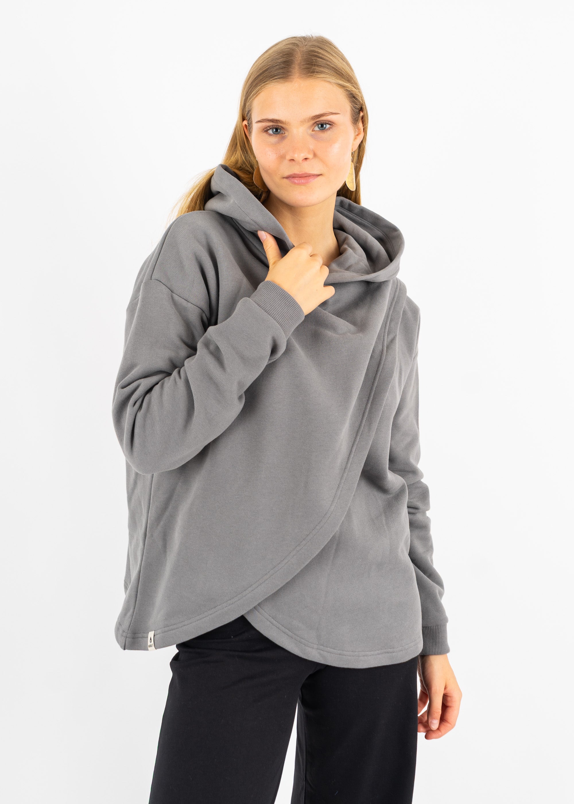 Unser Model Maike ist <strong>176 cm</strong> groß und trägt <strong>Größe S</strong>.#