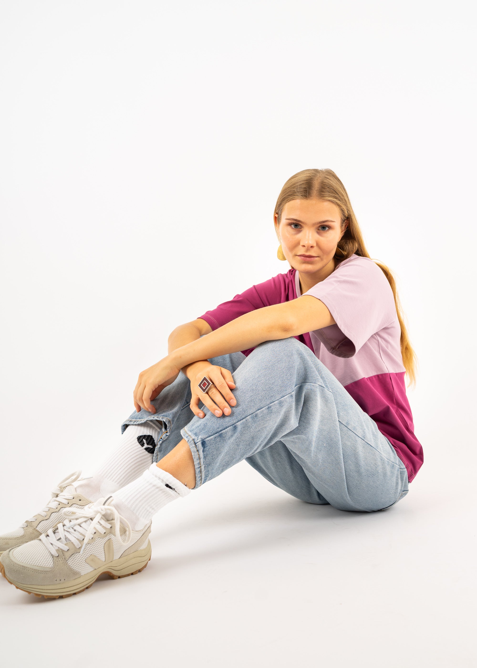Unser Model Maike ist <strong>176 cm</strong> groß und trägt <strong>Größe S</strong>.#