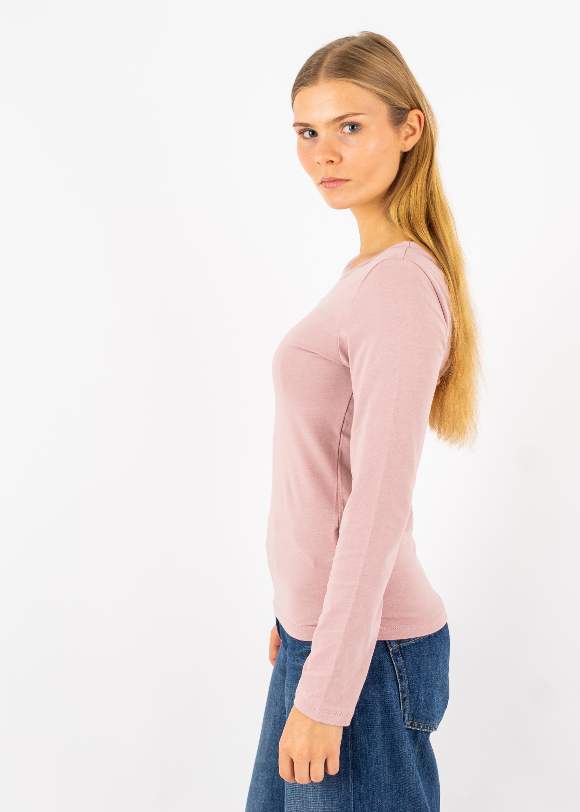 Unser Model Maike ist <strong>176 cm</strong> groß und trägt <strong>Größe S</strong>.#