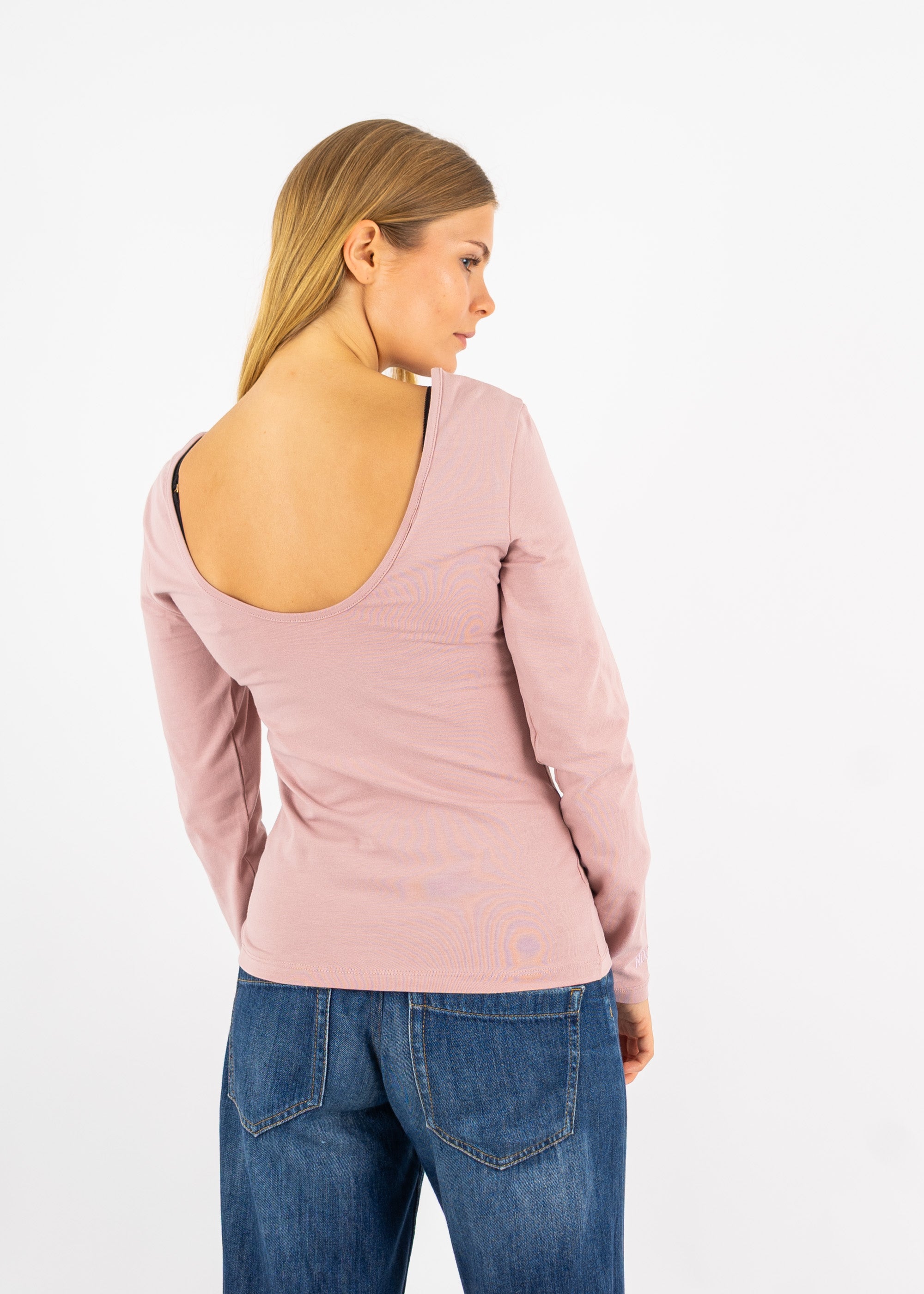 Unser Model Maike ist <strong>176 cm</strong> groß und trägt <strong>Größe S</strong>.#