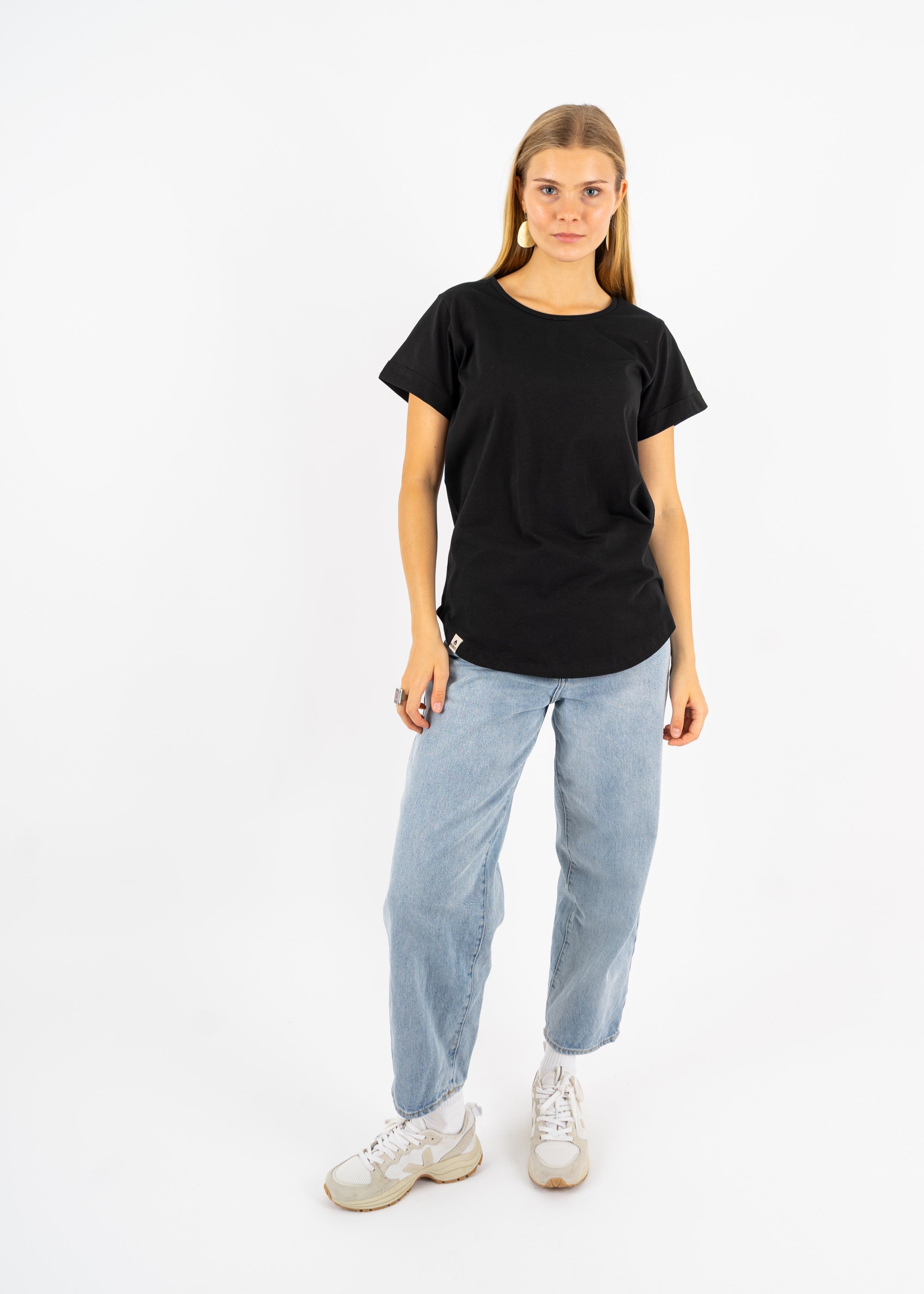 Unser Model Maike ist <strong>176 cm</strong> groß und trägt <strong>Größe S</strong>.#