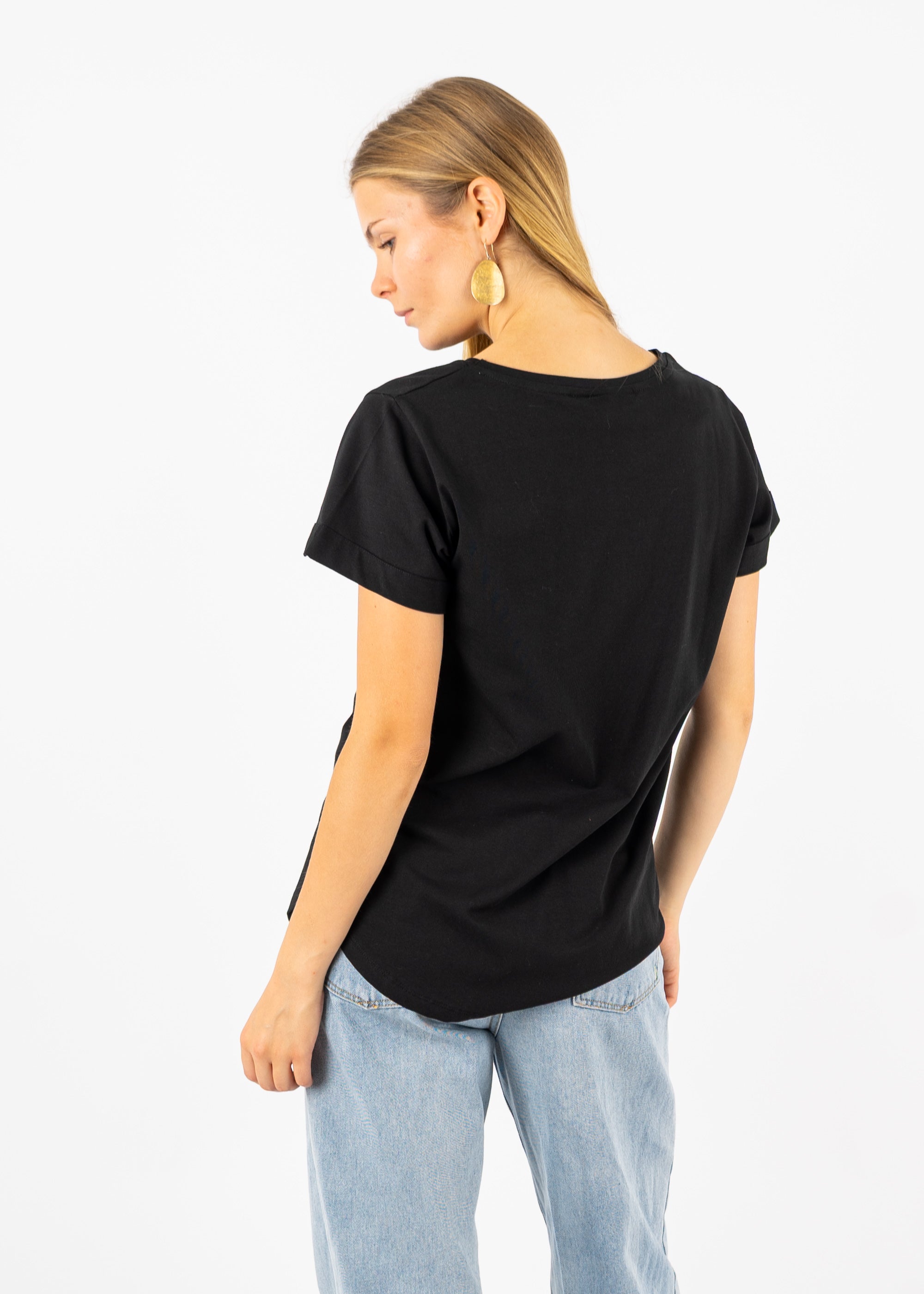 Unser Model Maike ist <strong>176 cm</strong> groß und trägt <strong>Größe S</strong>.#