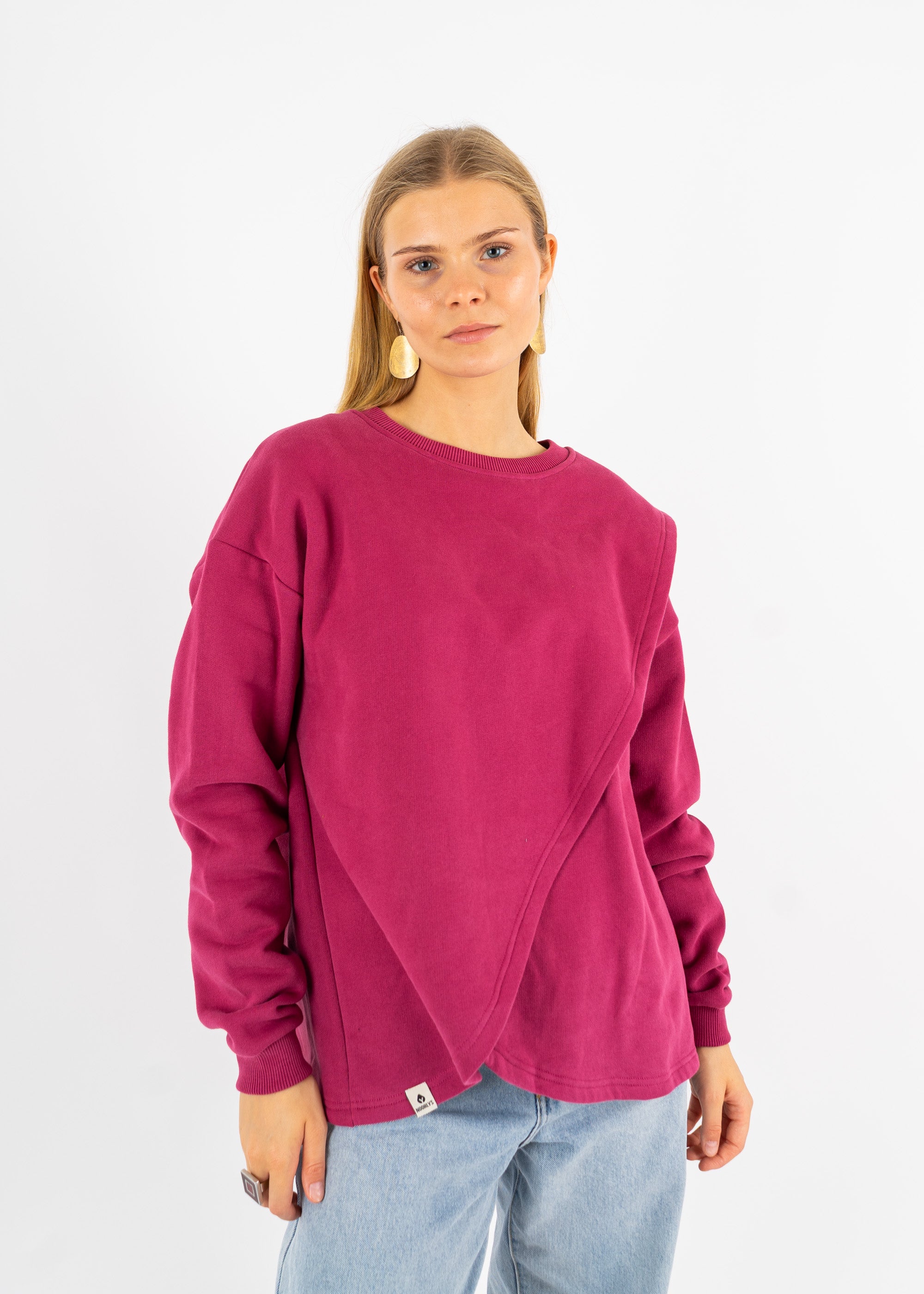 Unser Model Maike ist <strong>176 cm</strong> groß und trägt <strong>Größe S</strong>.#