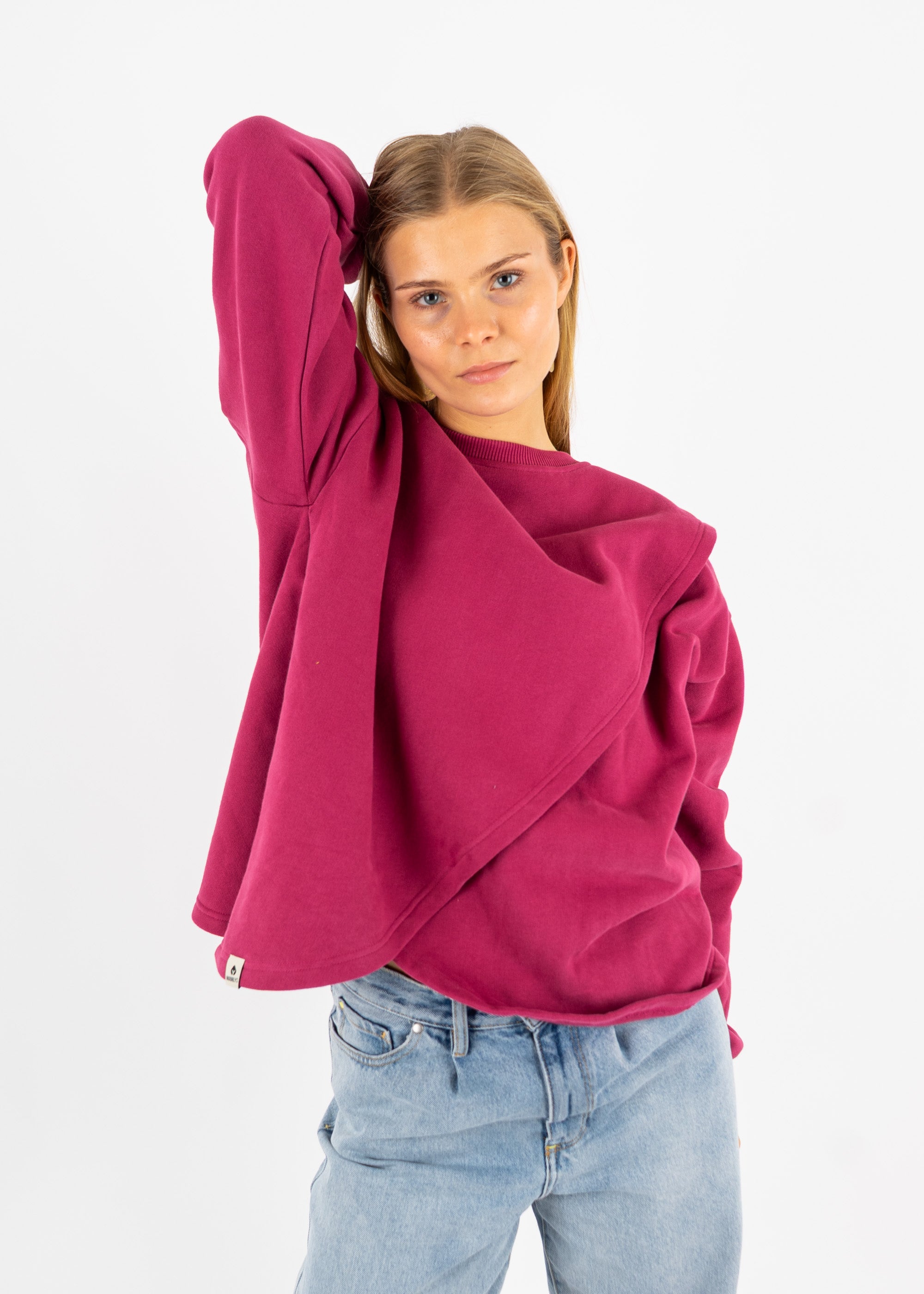 Unser Model Maike ist <strong>176 cm</strong> groß und trägt <strong>Größe S</strong>.#