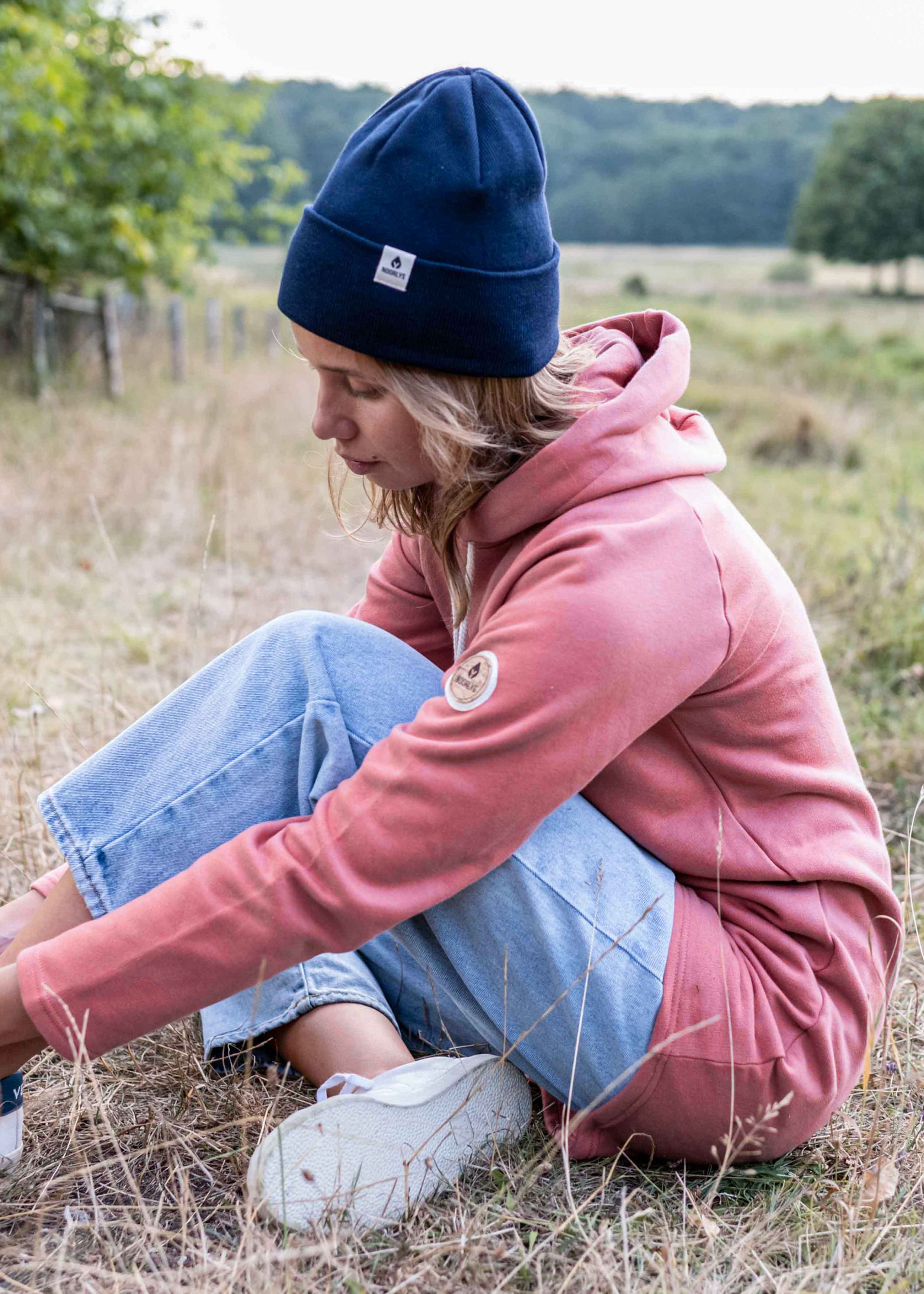 Cotton hat FRITZI Navy