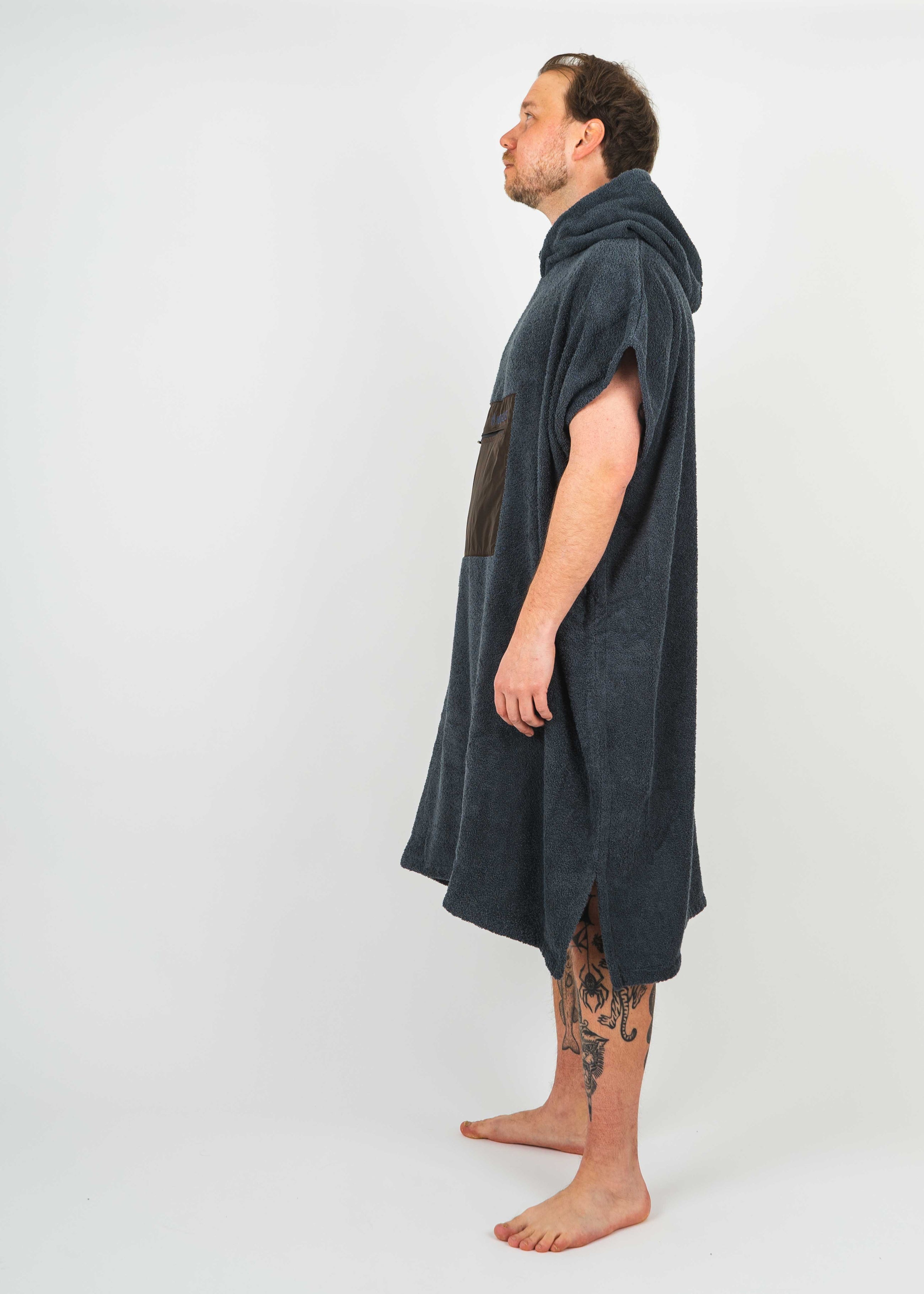 Surf poncho MALIA Anthracite