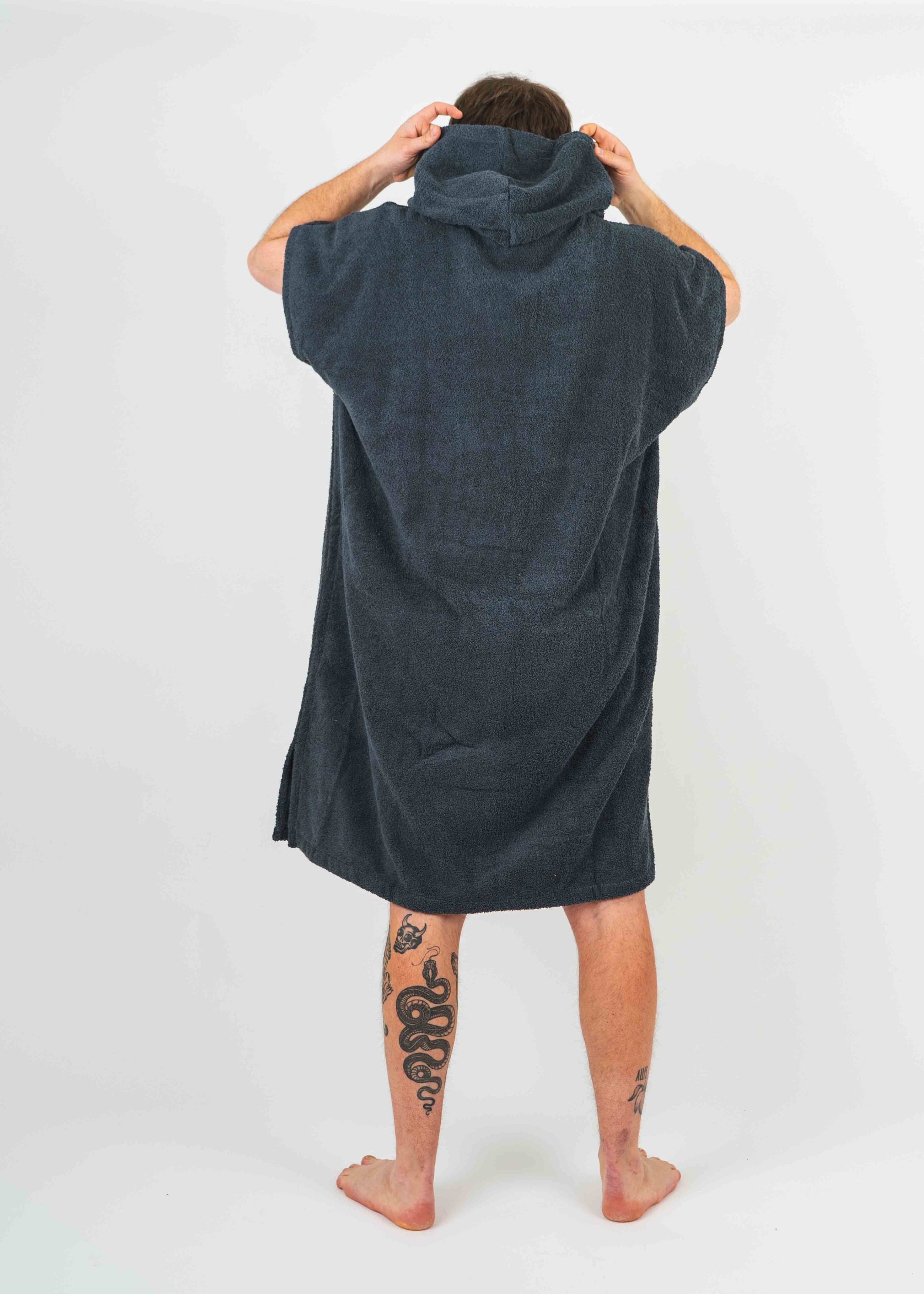 Surf poncho MALIA Anthracite