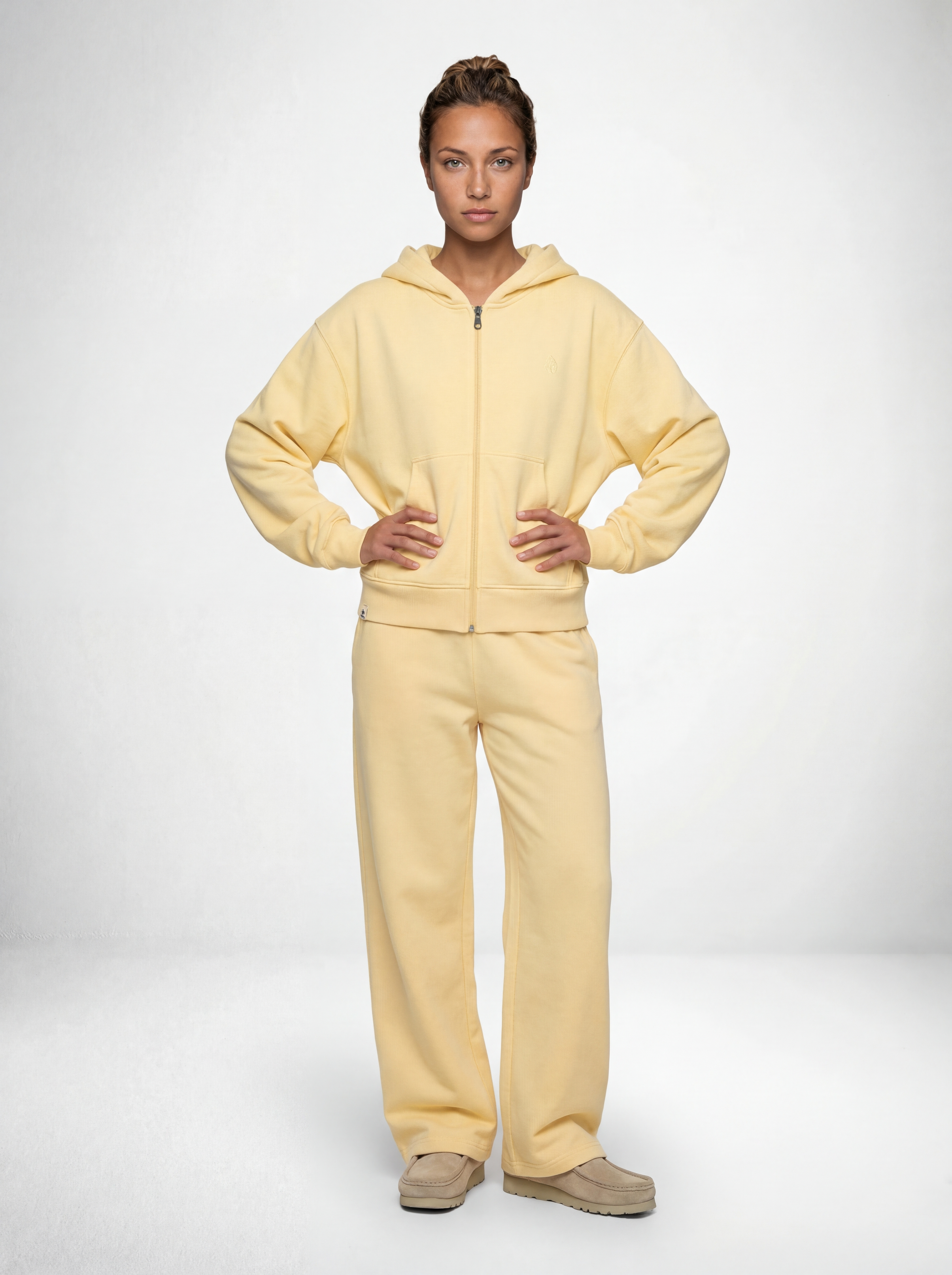 Sweatjacke WISPEL PaleBanana