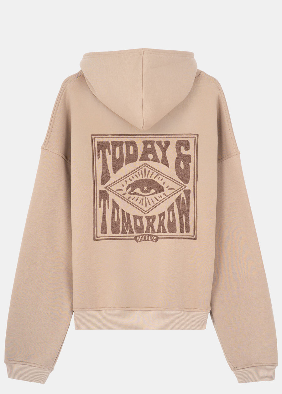 Cropped Heavy-Sweat-Hoodie OOG Sand