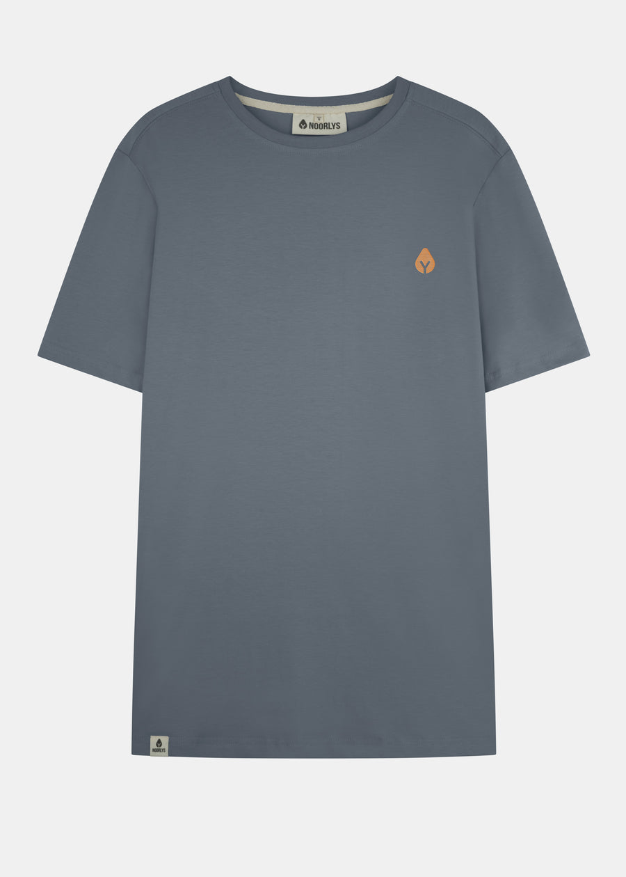 Basic Heavy T-Shirt PUNDUUS StormyWeather/Tangerine