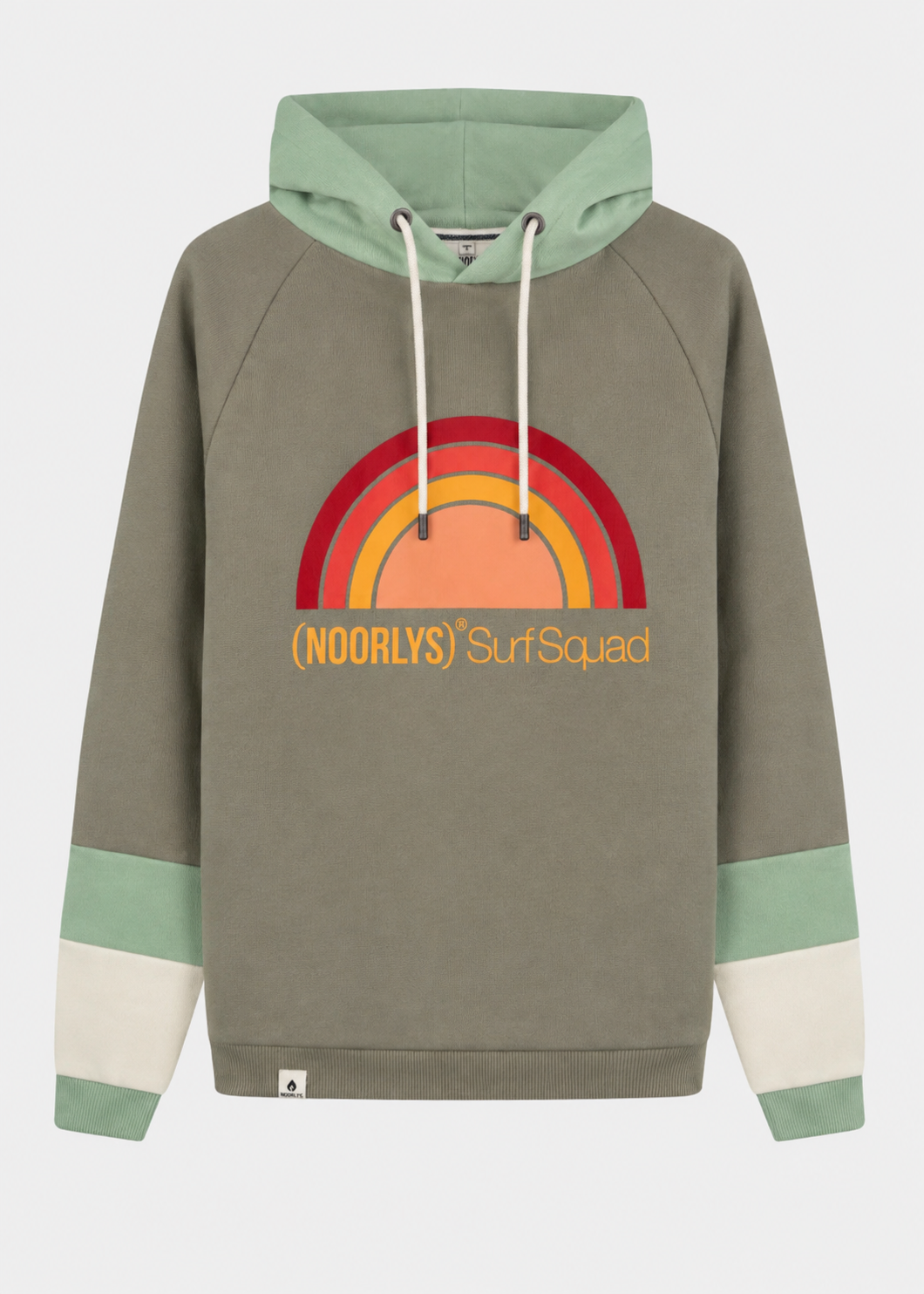 Hoodie TÜÜTJE  LaurelOak/CameoGreen/PearledIvory