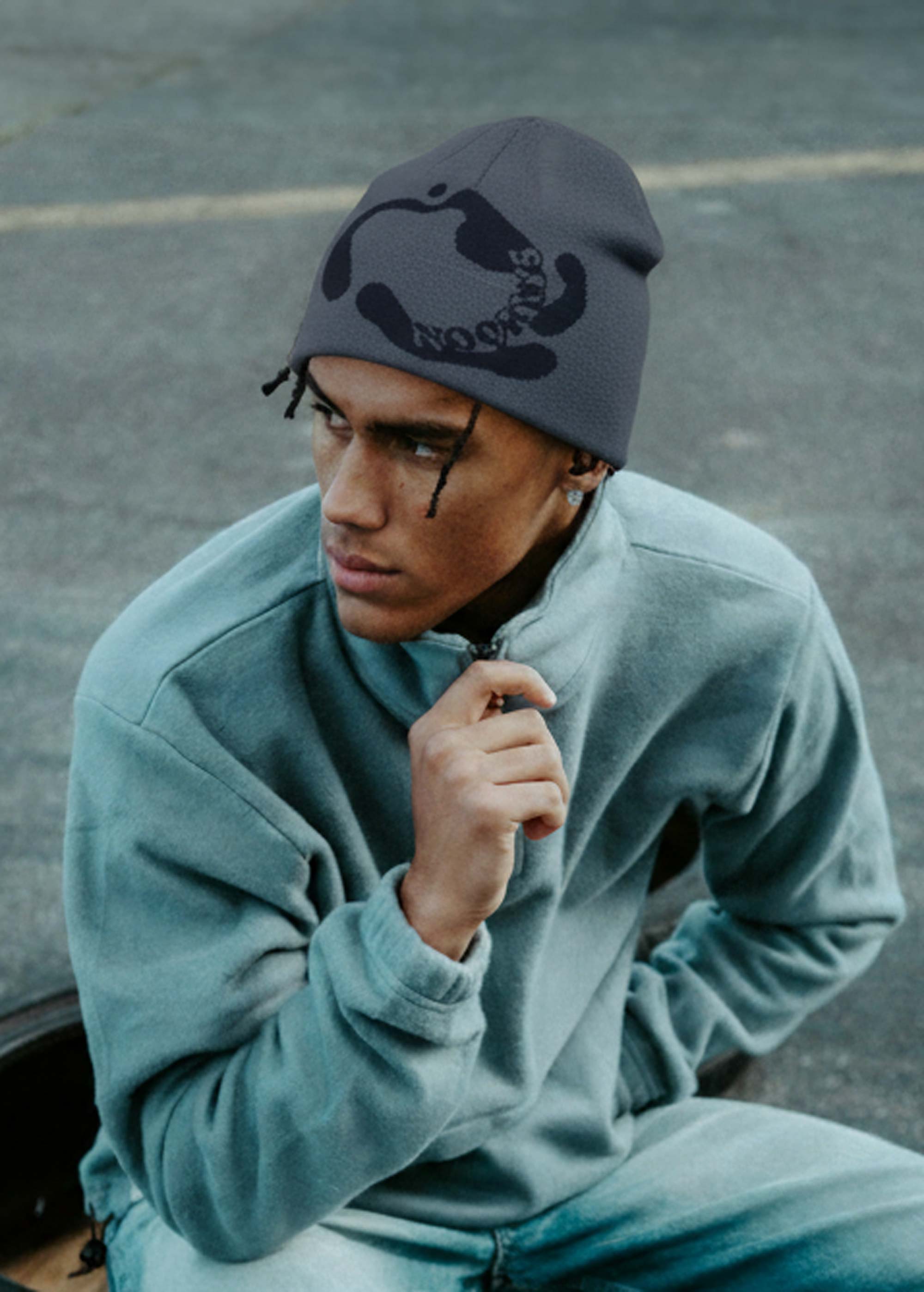 Socket-Beanie KNÖVIG BlueMirage