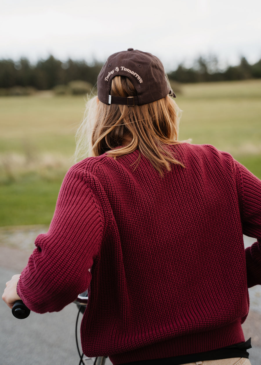 Strickpullover FIENE CabernetRed