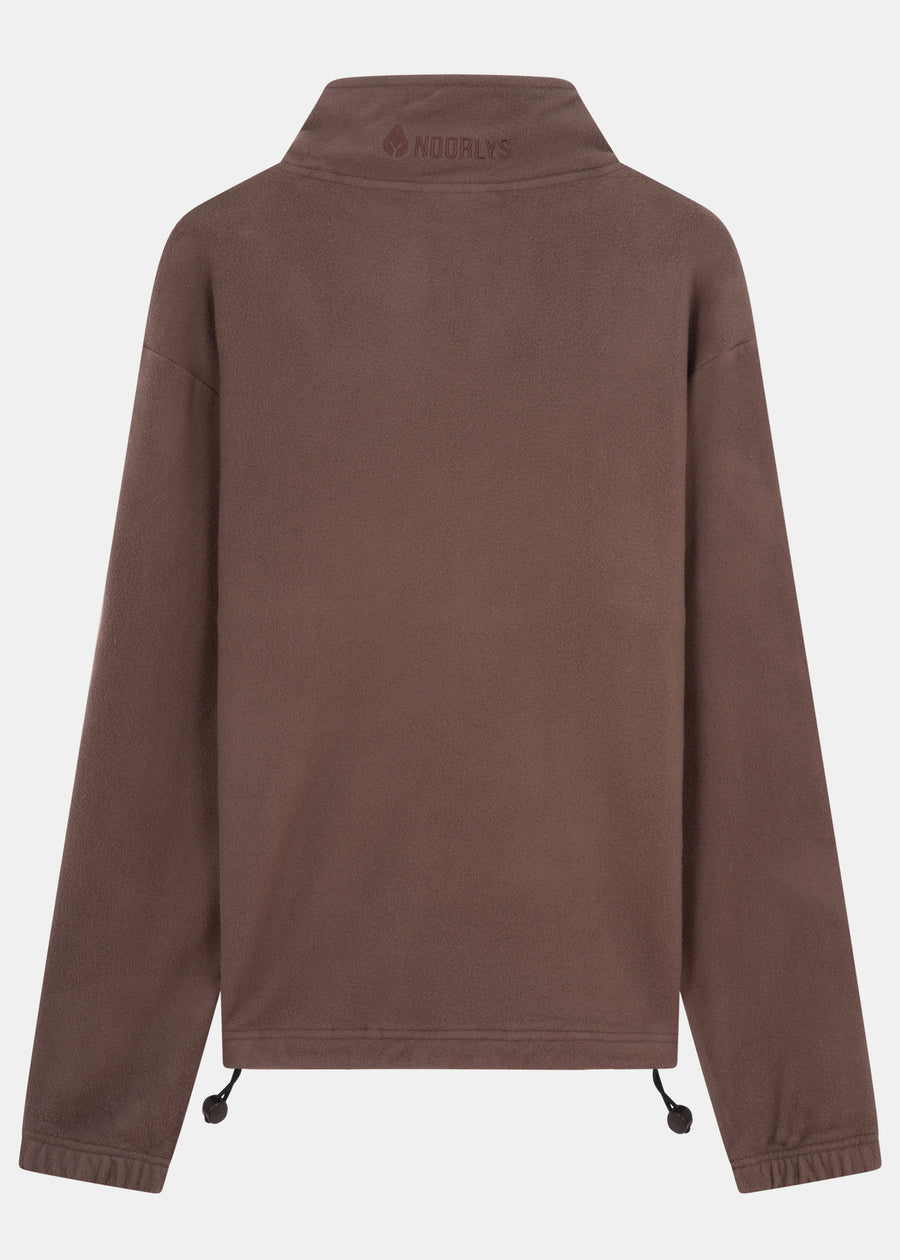 Baumwoll-Fleece-Sweater RAUK DustyBrown