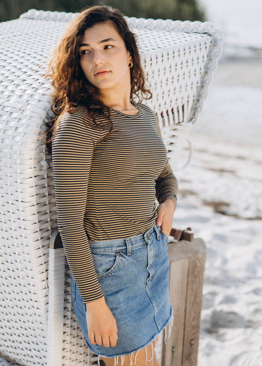 Unser Model Acelya ist 173 cm groß und trägt Größe S.#
