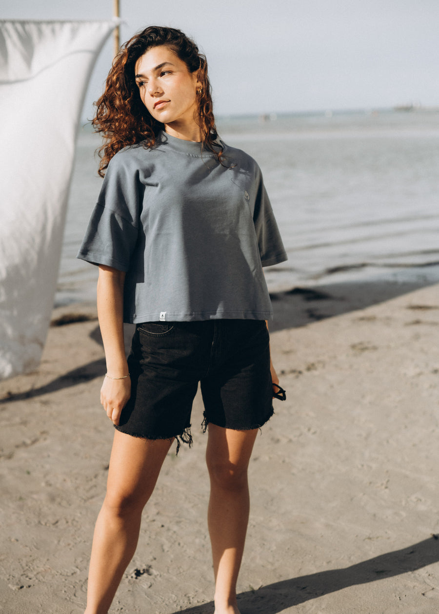 Unser Model Acelya ist 173 cm groß und trägt Größe S.#