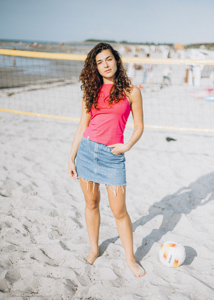 Unser Model Acelya ist 173 cm groß und trägt Größe S.#