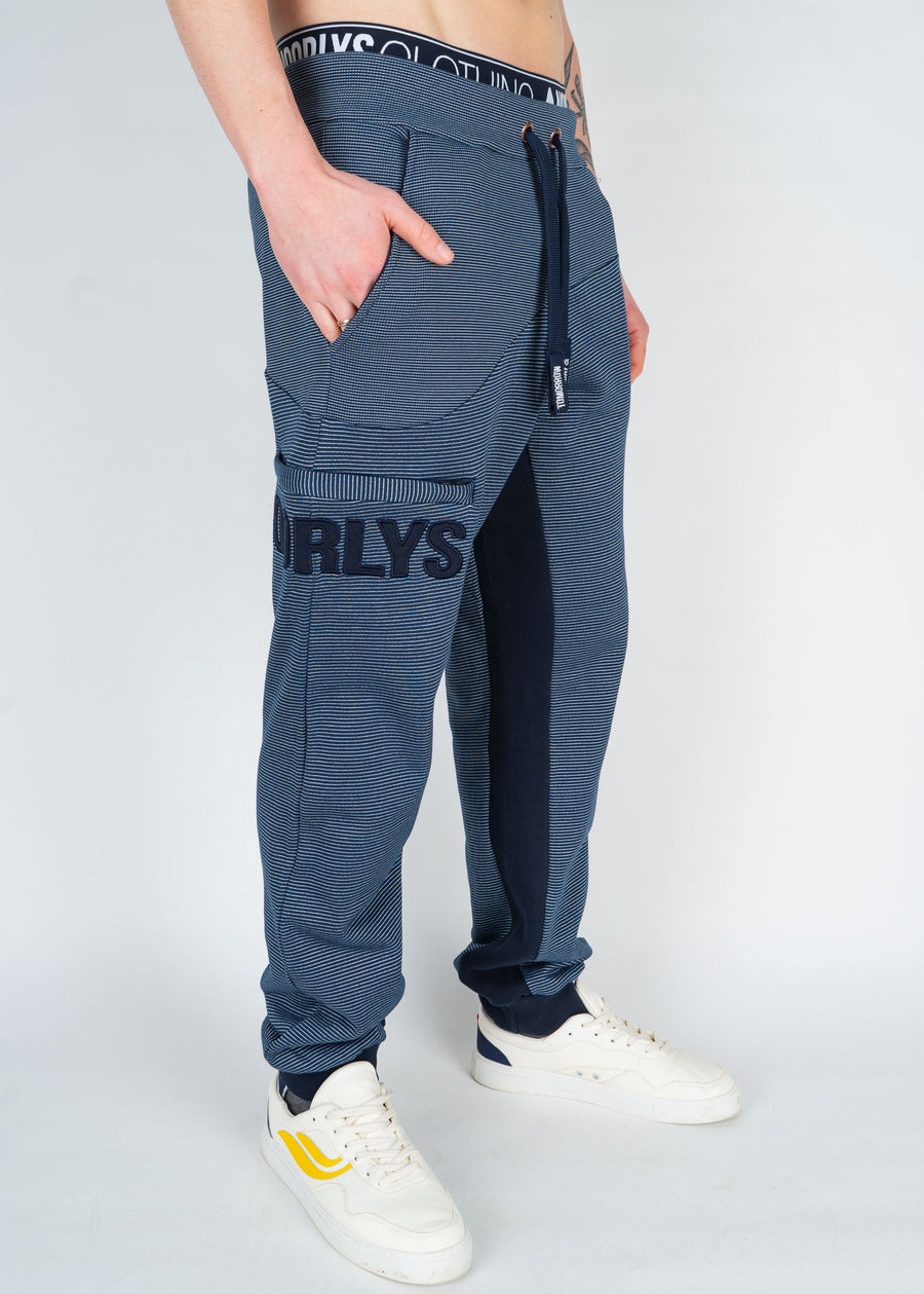 Bündel Hoodie COVA & Jogginghose SUNDAG MarineStriped