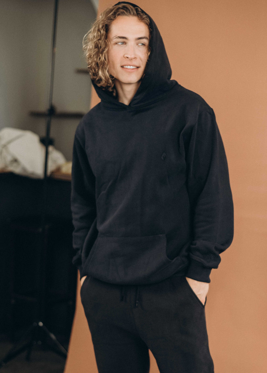 Basic-Hoodie MIKA Black