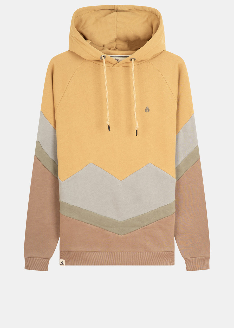 Hoodie BEEVERN Curry/UltimateGrey