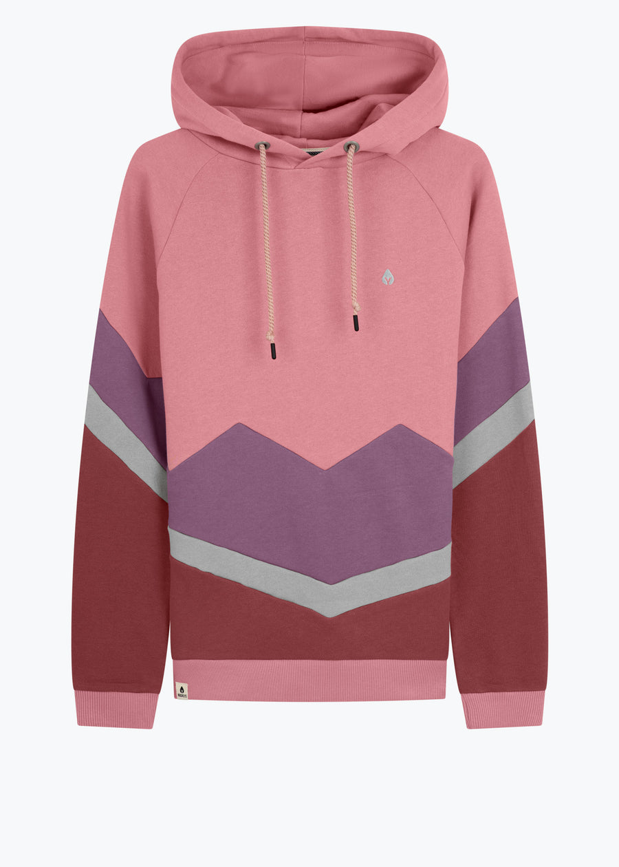 Hoodie BEEVERN DustyRose/Grapeade