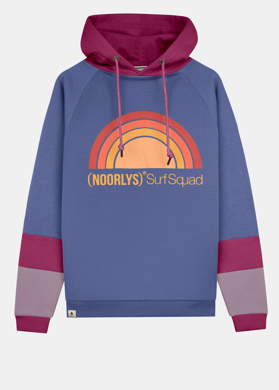 Hoodie TÜÜTJE SkipperBlue/Beaujolais/Mauve