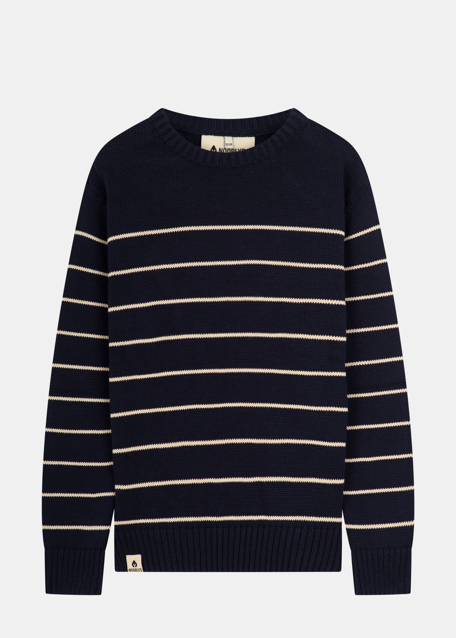 Second Choice KIDS Strickpullover Navy-Beige-Striped