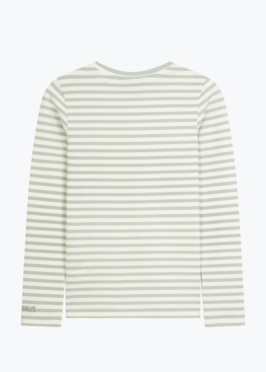 Longsleeve LINDA GreenStriped