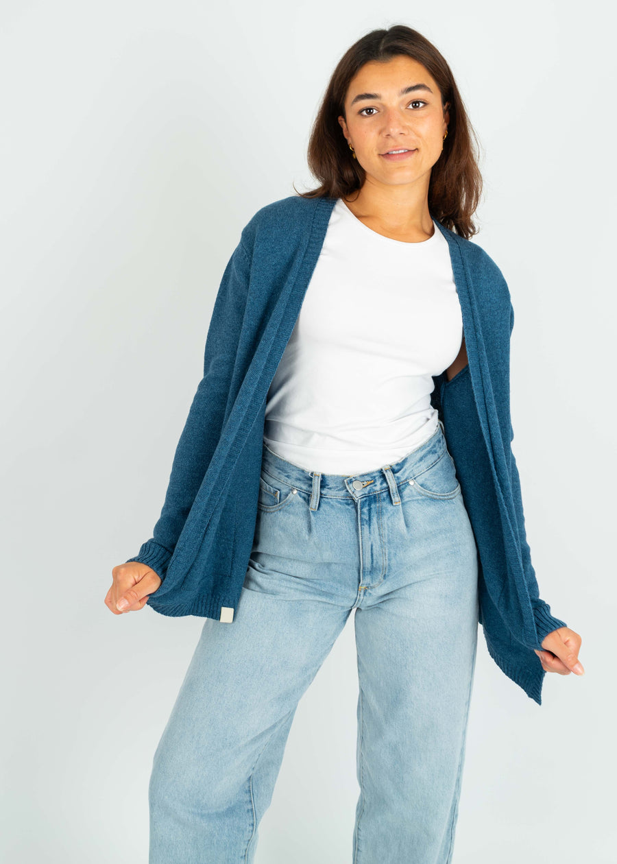 Strickjacke IDA DenimBlue