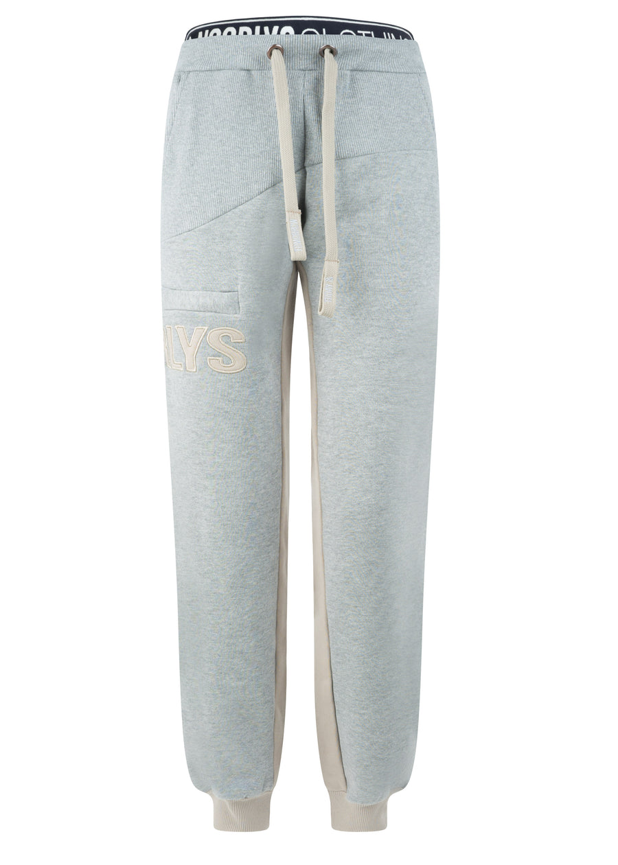 High-waist jogging pants SUNDAG Ash/OysterGrey