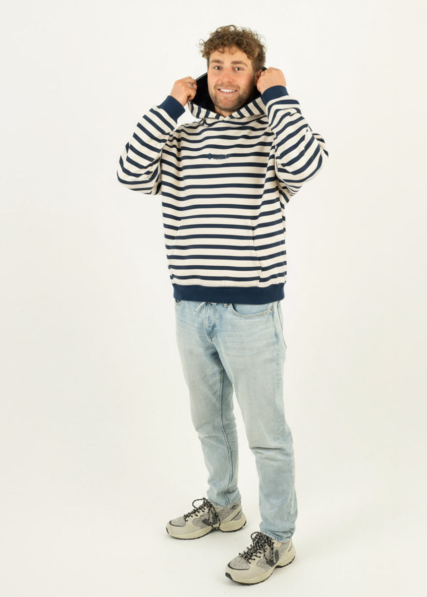 Oversized Hoodie SAILER NavyStriped