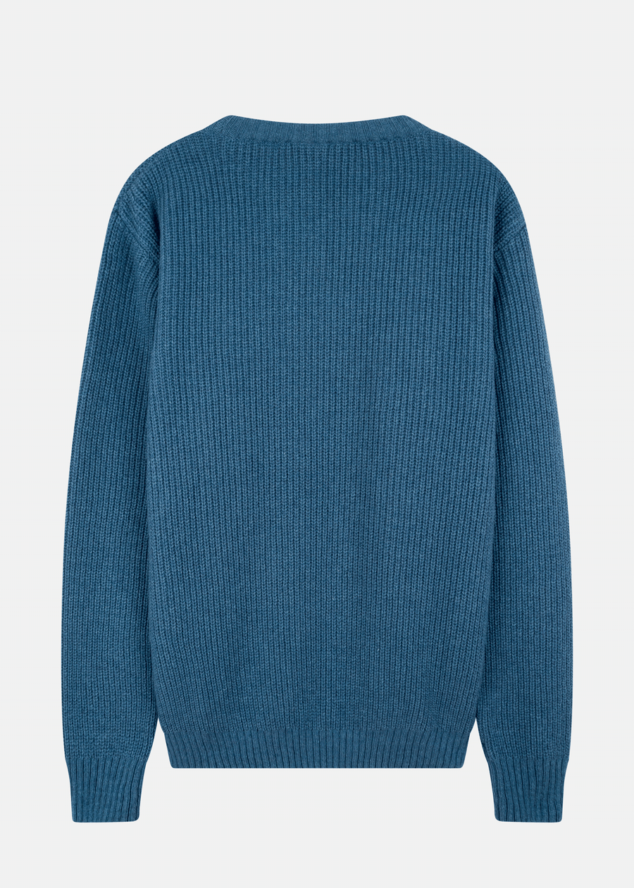 Strickpullover SLICHT DenimBlue