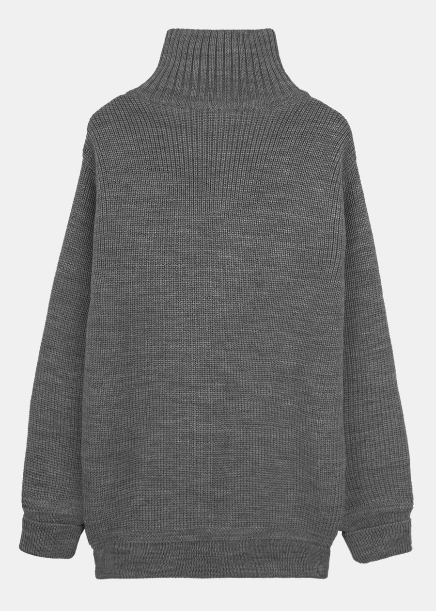 Schwerer Woll-Troyer OSKAR Anthracite