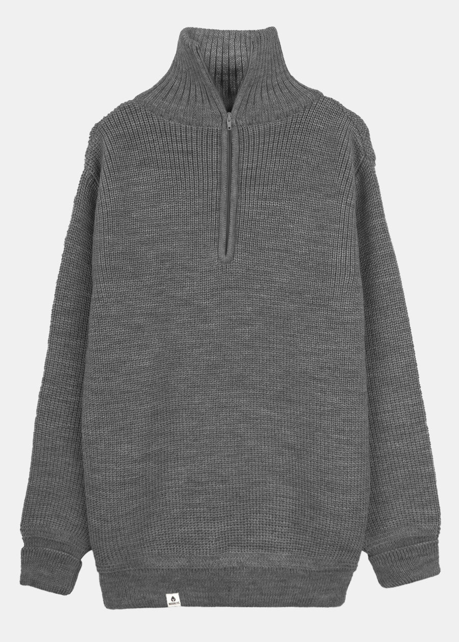 Schwerer Woll-Troyer OSKAR Anthracite
