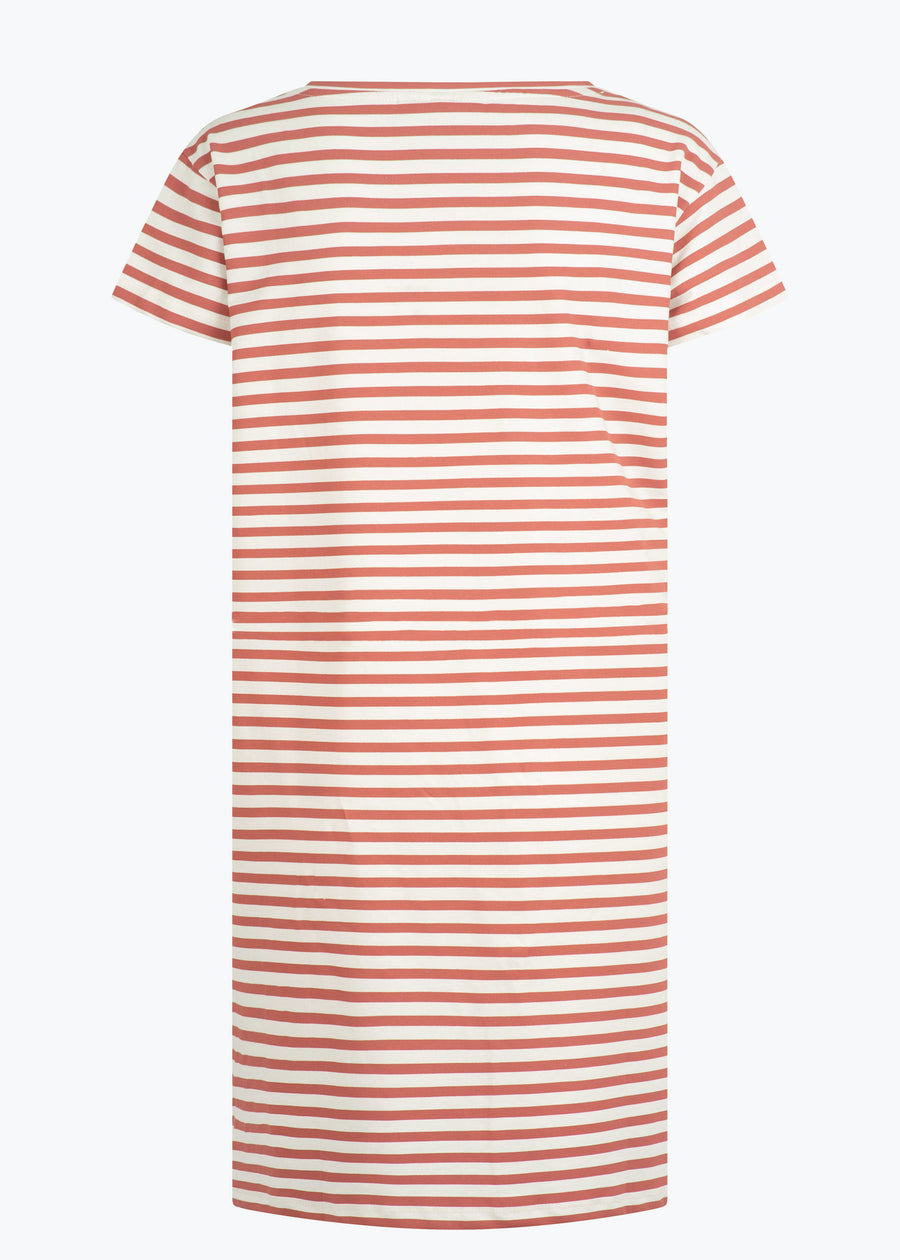 T-Shirt-Kleid SPILLIG MahagonyStriped