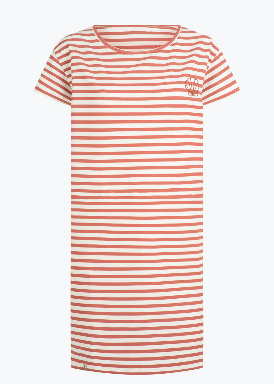 T-Shirt-Kleid SPILLIG MahagonyStriped