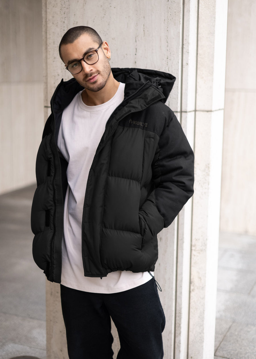 Vegan down jacket WAARMING Black