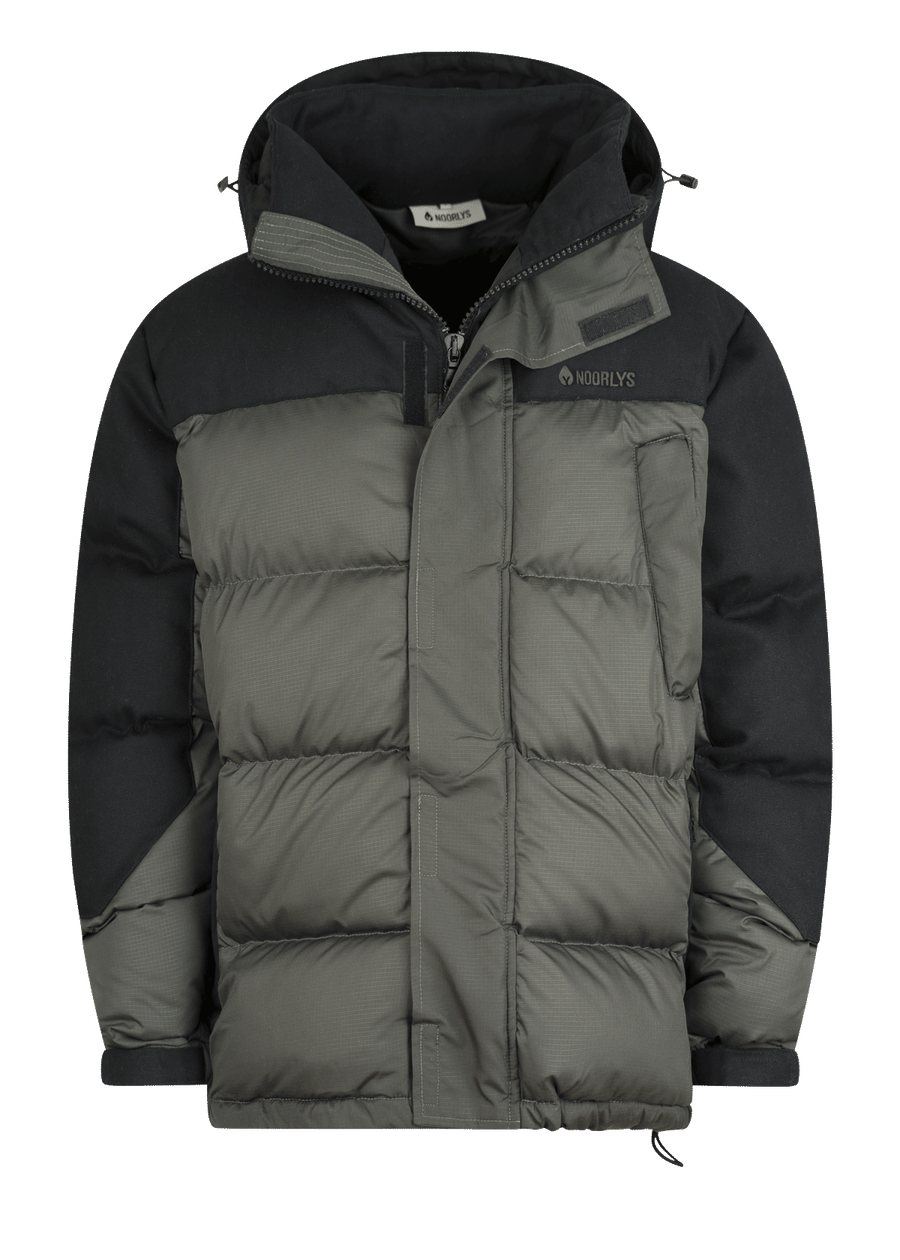 Vegan down jacket WAARMING Olive/Black