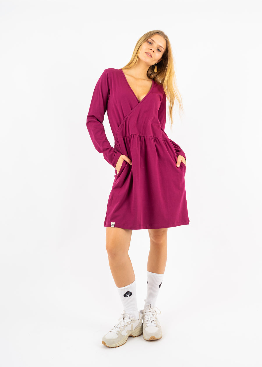 Bündel Strickpullover LÜÜTJE & Kleid NORDFLAAR Beaujolais