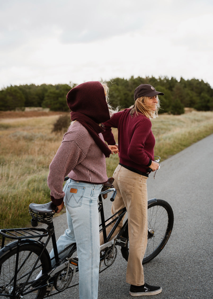 Hoodie-Schal MUFFLER Violett