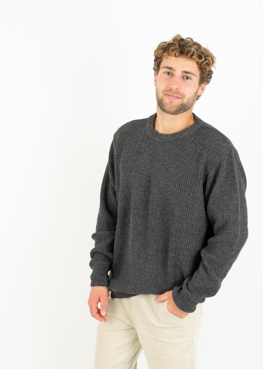 Knit sweater SLICHT Anthracite